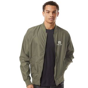 Men Casual Lightweight Bomber Jacket Zip Front Windproof <b>Coat</b> Rib Knit Trim Comfortable Outdoor Travel Commuting Fashion - Product Image 1