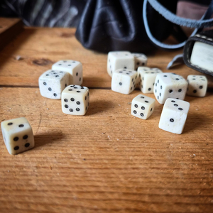 Custom Logo Eco-Friendly Modern Waterproof Square <b>Buffalo</b> <b>Horn</b> and Bone Dice Handmade Premium Tabletop Gaming Accessories - Product Image 3