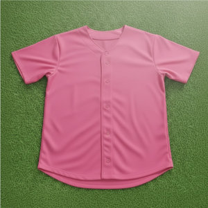 Sports Wear Solid Color Baseball Jersey Quick Dry Baseball Jersey Loose Fit Men Baseball Jersey - Product Image 3