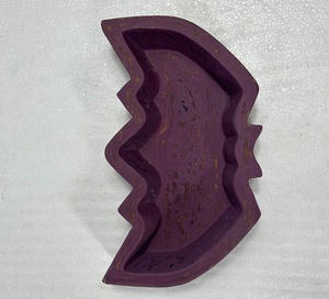 ODM bol à pâte rustique nouvelle forme de bougie en bois d'acacia bol verseur fait à la main au Vietnam à des fins décoratives - Product Image 4