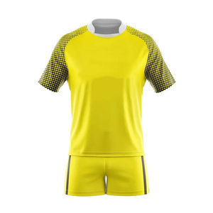Uniformes de rugby personnalisés de haute qualité pour toute l'équipe, respirants, 100% polyester, grande taille, imprimés, pour hommes, manches courtes, brodés, vente en gros, livraison rapide - Product Image 1