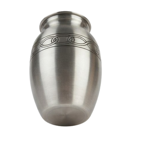 Urnes funéraires en métal décorées, plaquées argent, personnalisées, les plus vendues, pour la conservation des cendres et les commémorations - Product Image 3