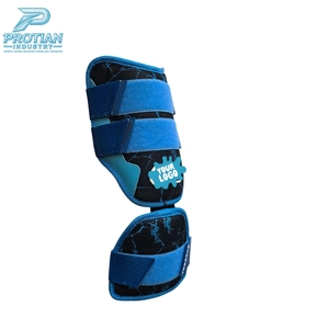 PROTIAN INDUSTRY Sport Elbow Guard Blue Mesh Fabric Double Strap Adult Protective Gear Sublimation Print Custom Logo - Product Image 5