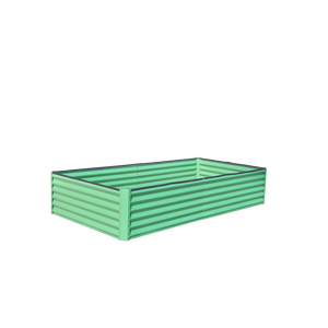 Fioriera Grande in Metallo Zincato 6x3x1ft, Vaso Rialzato da Esterno per Fiori e Verdure, Contenitore per Frutta - Product Image 1