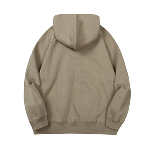 Ensemble de sweats à capuche unisexes surdimensionnés en coton épais avec logo imprimé en relief de haute qualité, tailles plus grandes pour hommes - Product Image 3