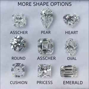 เพชรแฟนซี IGI Certified Lab Grown สีน้ำเงินสดใส 2.03 กะรัต ทรง Asscher Cut แบบ CVD สำหรับทำเครื่องประดับแฮนด์เมด เช่น แหวน ต่างหู - Product Image 2