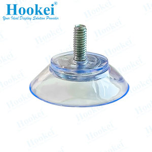 30mm Factory Wholesale Free Sample Plastic Transparent <b>Small</b> Vacuum <b>Suction</b> <b>Cup</b> with 4mm Screw & Transparent Nuts - Product Image 3