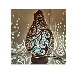 Hot <b>Sale</b> Handmade Gourd Lamps Rustic Natural Dried Gourd <b>Lighting</b> for Cozy Home Decor and Ambient Illumination - Product Image 5