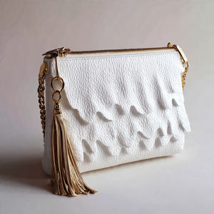 Sacs à main en cuir véritable pour femmes, haute qualité, style tendance, fermeture à glissière, style preppy - Product Image 6