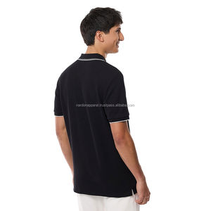 Nardon Apparel T-shirts polo à manches courtes en coton personnalisé 240g pour hommes T-shirts polo en tissu pour hommes - Product Image 2