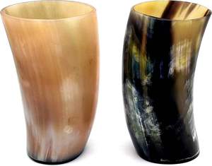 Vaso de chupito de cuerno de búfalo auténtico personalizado, vaso de chupito de cuerno de búfalo real con acabado pulido, taza de cuerno de búfalo rústica para chupitos de whisky - Product Image 5