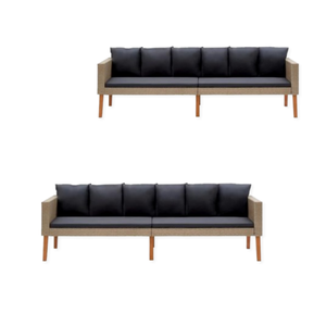 ชุดโซฟาร้านอาหารทำจากไม้สักแบบเก่าทำจากโฟมนุ่มราคาดีที่สุดสำหรับห้องอาหารบาร์ฮอลล์ - Product Image 2