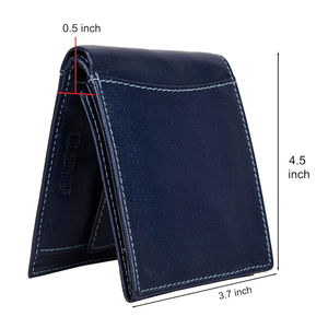 Portefeuille en cuir pour homme, style décontracté, format compact, accessoire indispensable au quotidien, pour un usage quotidien. - Product Image 5