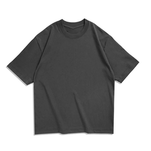 T-shirt unisexe uni, impression numérique personnalisée du logo, t-shirt à motif graphique en coton oversize, blanc, vêtements pour hommes - Product Image 3