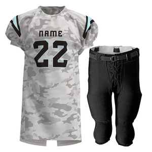 Camiseta de Fútbol Americano Personalizada para Hombre, Estampado de Camuflaje, Manga Corta, Sublimada, Poliéster que Absorbe la Humedad, Corte Atlético - Product Image 6