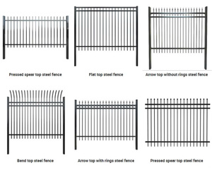 Valla de Metal Personalizada Tubular de Alta Seguridad Anti Escalada Valla de Seguridad Temporal Ornamental Listón Horizontal Durable OEM ODM - Product Image 6