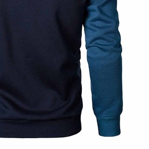เสื้อฮู้ดดี้แฟชั่น สีสันตัดกันแบบคัสตอม ผ้าคอตตอนผสม มีเชือกผูก ปรับได้ สไตล์ลำลอง สตรีทแวร์ ขายส่งจากโรงงาน - Product Image 5