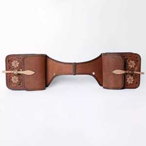 Bolso de sillín de cintura alta de cuero genuino de primera calidad, bolsos de sillín de salto con logotipo personalizado para deportes ecuestres - Product Image 2