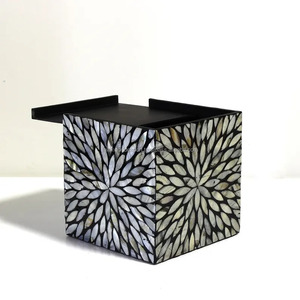 Caja de pañuelos decorativa de nácar, de papel servilletero, accesorio de cocina de comedor Premium, vajilla para el hogar y el Hotel de FWE - Product Image 1