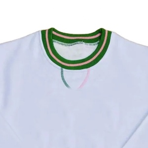 Sudadera de lana de algodón de manga larga patrón de cuadros bordados estampado de Color personalizado para hermandades universitarias desgaste otoño Unisex - Product Image 2