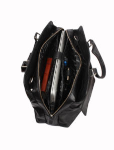 Hot Selling High Quality Premium Genuine <b>Leather</b> Laptop Bag for <b>Men</b> and Women Office Business Travel Durable Stylish Carry Bag - Product Image 5