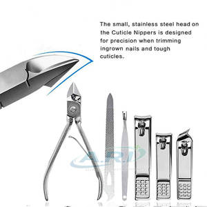 Kit de Pedicura para el Hogar, Juego de Herramientas para el Cuidado de las Uñas, Cortaúñas, Limas, Pulidores, Empujadores de Cutículas, Limas para Pies y Herramientas, Kit de Pedicura - Product Image 3