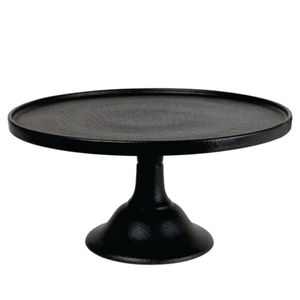Luxury Matte Black Iron Cake Stand Pedestal Display Tray Cupcake Dessert Plate Holder Table Centerpiece for Bakery Party Stand - Product Image 1