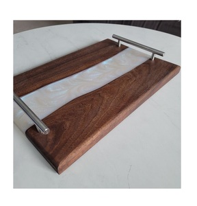 Bandeja de Resina Epoxi para Alimentos y Té, para la Cocina, Cenas, Fiestas, Bandeja de Servicio, Precio al por Mayor, Bandeja de Almacenamiento de Alimentos para Mesa de Comedor, el Mejor Suministro - Product Image 2