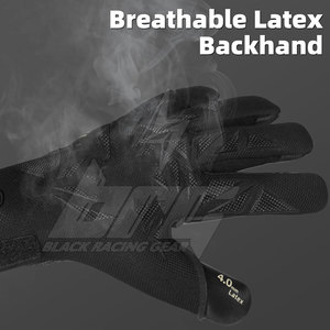 Professional Football Goalkeeper <b>Gloves</b> Customized High <b>Grip</b> Latex Palm Custom Finger Guard Breathable Match Training OEM - Product Image 5