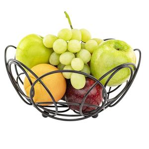 Cesta de frutas de 2 niveles para decoración de mesas de hotel, producto de alta calidad, cesta de almacenamiento de alimentos, fabricante mayorista de la India. - Product Image 3