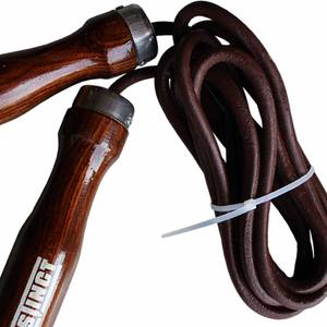 เชือกกระโดดแบบพกพาคุณภาพสูง ดีไซน์ใหม่ ผลิตจากโพลีเอสเตอร์ พร้อมด้ามจับโลหะและด้ามจับที่มั่นคง สำหรับการฝึกออกกำลังกาย - Product Image 6