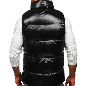 Customized Thick Fashion Zipper Winter Puffer Jacket Sleeveless Hooded Wholesale Product 100% Nylon <b>Waterproof</b> <b>Warm</b> Fabric - Product Image 2