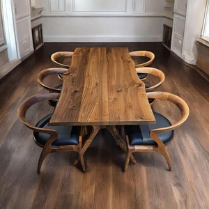Traditional <b>Dining</b> Table Wooden <b>Dining</b> Table With 8 <b>Chairs</b> Antique Style <b>Dining</b> Table for <b>Dining</b> Room For Home Villa Apartment - Product Image 5