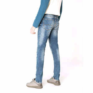 Jeans skinny pour homme de qualité supérieure, extensibles, coupe slim, jeans déchirés, streetwear, pantalon en jean pour homme - Product Image 3