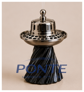 Luxury Metal Bakhoor Burner Minimalist Spiral Base Mabkhara For Oud & Frankincense Elegant Home <b>Decor</b> & Ramadan Spiritual Gifts - Product Image 5