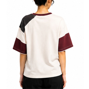 Womens Premium Cotton Boxy Tee Custom Relaxed Loose Fit Short Sleeve T Shirt Private Label OEM ODM Streetwear Apparel Supplier - Product Image 3