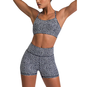 Hot Sales <b>Tight</b> Yoga Set Women High Waist Quick Dry Running Sports Fitness Sport <b>Shorts</b> Pants Two Piece New Yoga Set - Product Image 3