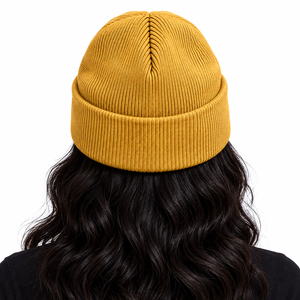 Gorro de Invierno para Mujer PDK, Gorro de Punto Cálido y Elegante con Letras Bordadas, Material Suave y Elástico para el Frío al Aire Libre - Product Image 2