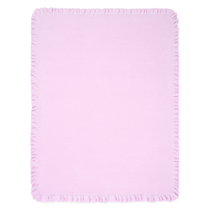 Eco-Friendly Rectangular <b>Knitted</b> Baby Blanket 100% Cotton Solid Color Ruffle Cute Style Vietnam OEM/ODM Custom Packaging - Product Image 2