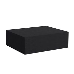 Milano <b>Floating</b> Nightstand Black <b>Wall</b>-Mounted End Table with Drawer for Bedroom - Product Image 2