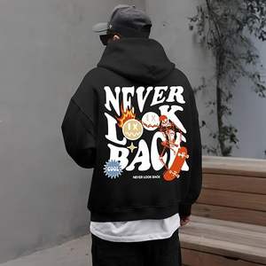 Sudadera con Capucha Oversize para Hombre, Diseño Urbano, Estilo Vintage con Estampado de Esqueleto, Sudadera Gráfica Moderna - Product Image 6