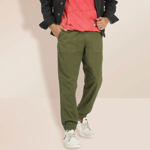 Pantalones Cargo Ligeros para Hombre, 100% Algodón, Acabado Lavado, Bolsillos con Cremallera, Secado Rápido y Transpirables, Corte Recto, Estilo Urbano - Product Image 5