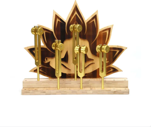 Soporte de Alta Calidad para Diapasones Chakra Mars International - Capacidad para 19 - Bambú - Product Image 1