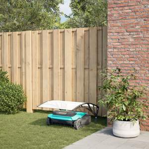 Garage robot tondeuse noir avec rangement mesure 31.5 "x 39.8" x 18.1" - Product Image 3