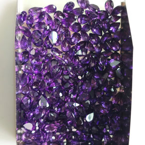 Ametista Africana Natural, Corte Pera de 6x4MM, Color Púrpura, Gema Suelta de la Mejor Calidad, Gemas Red Mountain para Joyería - Product Image 4