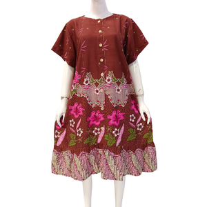Chemise décontractée pour femme, entièrement boutonnée devant, col rond, belle et confortable - Product Image 1
