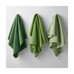 Paño de Cocina con Rayas Azules y Blancas, 20x30 Pulgadas, 450GSM, Emblema de Golf Bordado, 100% Algodón, Secado Rápido, para Suministros al por Menor - Product Image 6