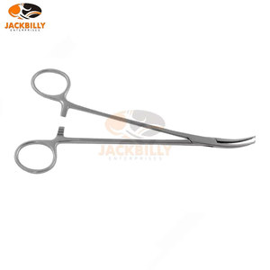 คีมหนีบหลอดเลือดแบบโค้ง HALSTED Premium Manual Surgical Clamp ขนาด 1x2 ฟัน ความยาว 21.0 ซม. ผลิตจากสแตนเลสสตีล ได้รับมาตรฐาน CE - Product Image 2