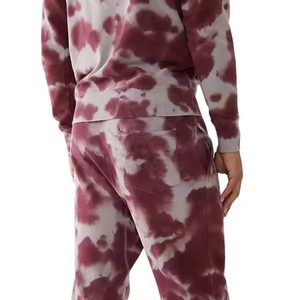 Service OEM, Vente Chaude, Survêtements Tie-Dye pour Hommes, Prix de Gros, Survêtement Tie-Dye Personnalisé avec Logo pour Hommes à Vendre - Product Image 4