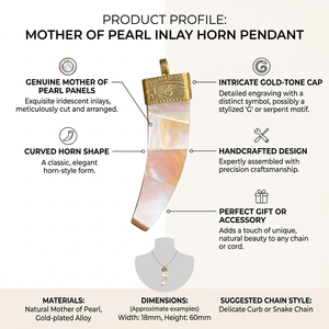 Colgantes de Madreperla Blanca Natural en Forma de Colmillo, Dijes de Concha Chapados en Oro, Colgante de Diente de Madreperla para Fabricación de Joyería al por Mayor - Product Image 6
